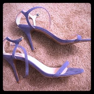 Forever 21 - 10 US Women’s Blue Suede Ankle Strap